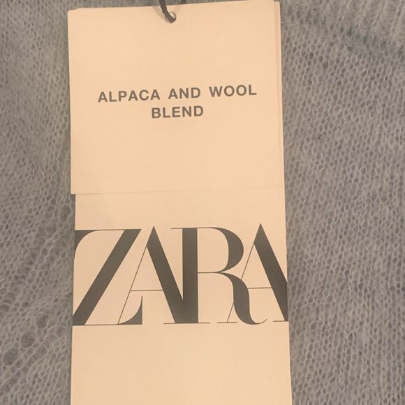 New Zara Alpaca And Wool Blend Knit Skirt - Picture 5 of 7